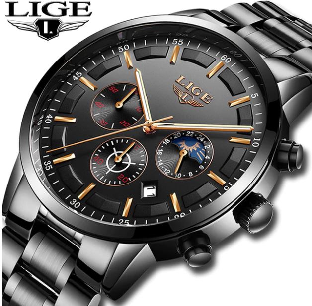 Reloj deportivo de cuarzo para hombre