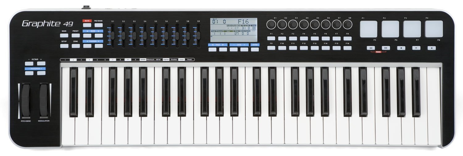 Teclado MIDI Samson Graphite 49 SAKGR49
