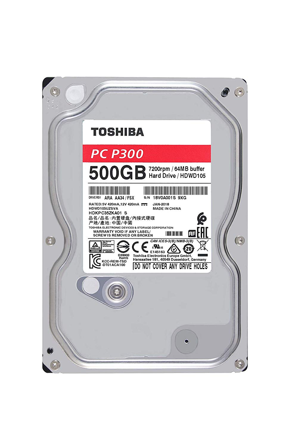 HDD 500GB Toshiba