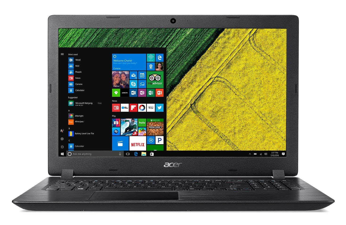 Portátil Acer i3-7020U + SSD
