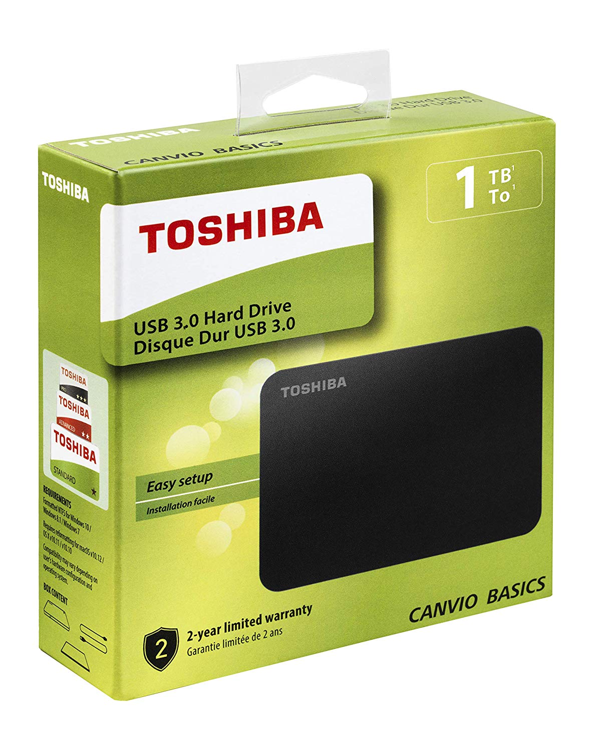 HDD 1TB Toshiba USB 3.0 DE 2.5"