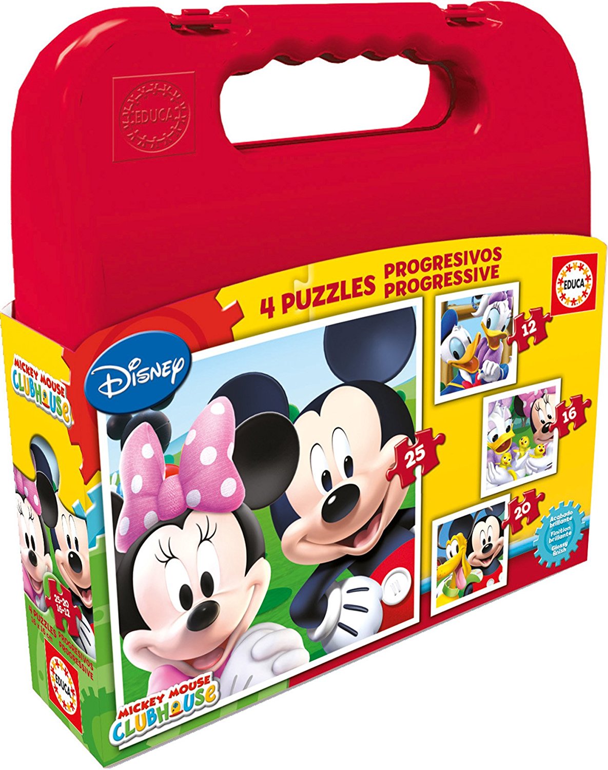 Educa Borrás Disney, maleta con puzzles