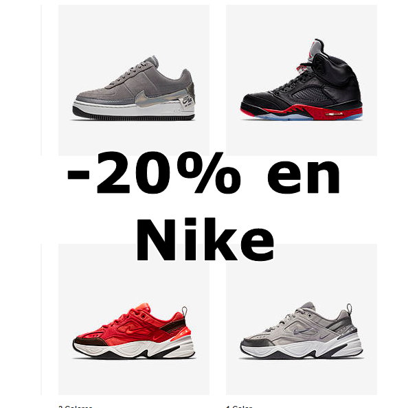 20% de descuento en Nike en este Cybermonday