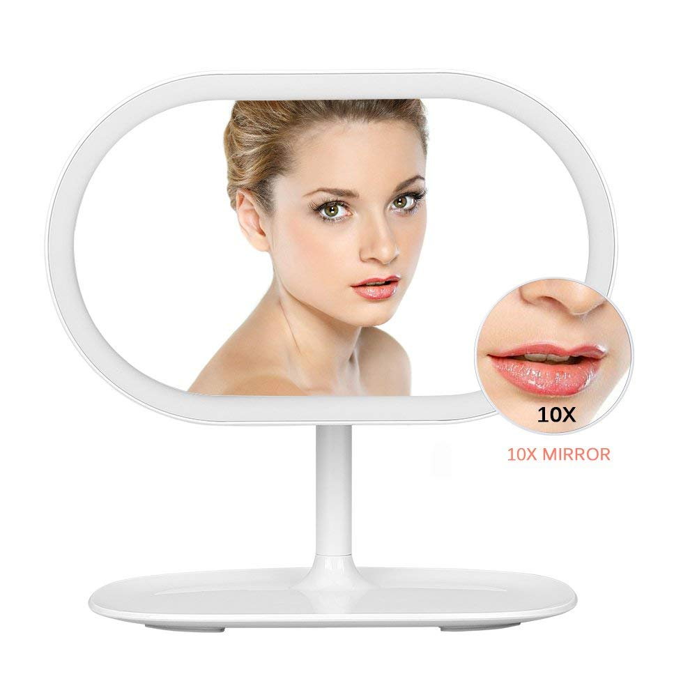 Espejo de Maquillaje led 10x 360° solo 8,3€