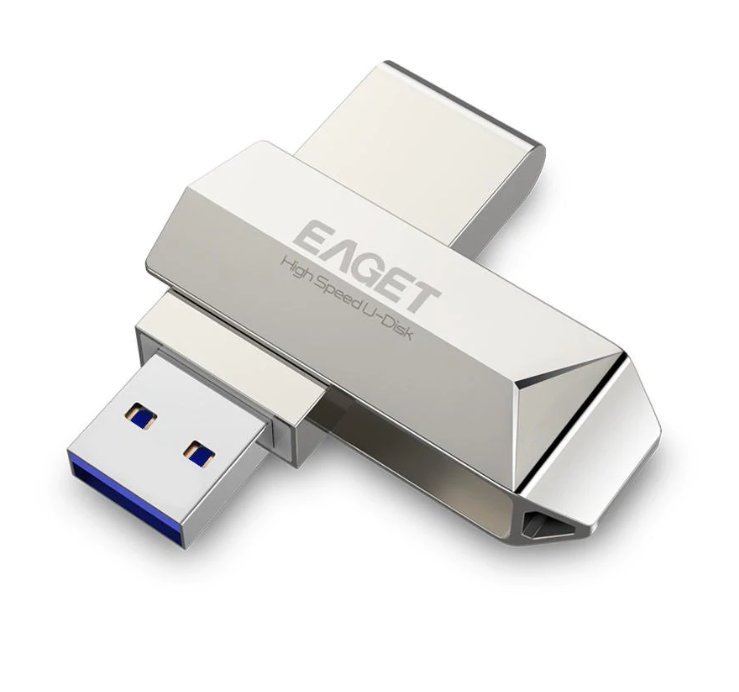 Pendrive metálico Eaget USB 3.0 128GB solo 12,9€