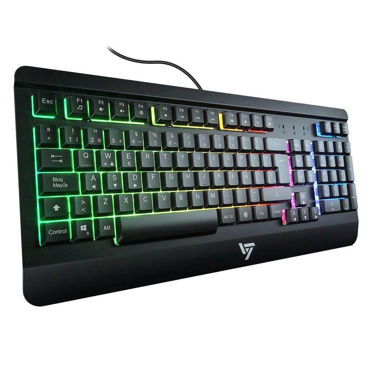 Teclado Gaming VicTsing con LED y tecla Ñ