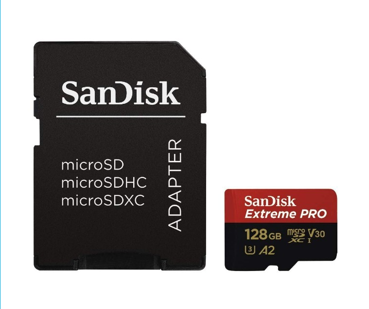 MicroSD de 128GB SanDisk Extreme Pro