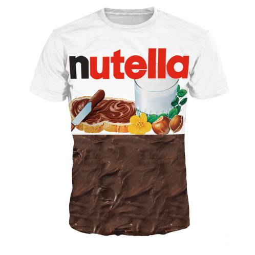 Camiseta chocolateada