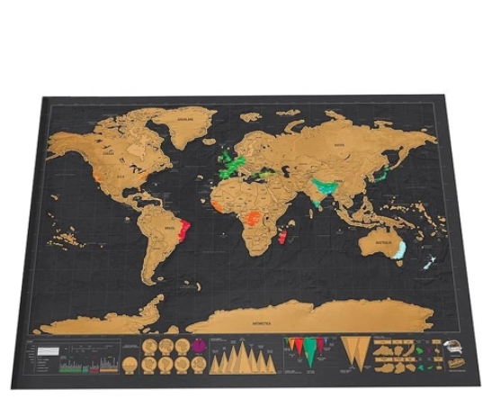 Mapa Mundial para Rascar solo 1,9€