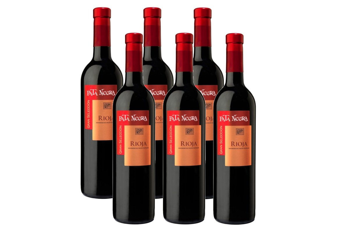 6 botellas Pata Negra Gran Selección Rioja