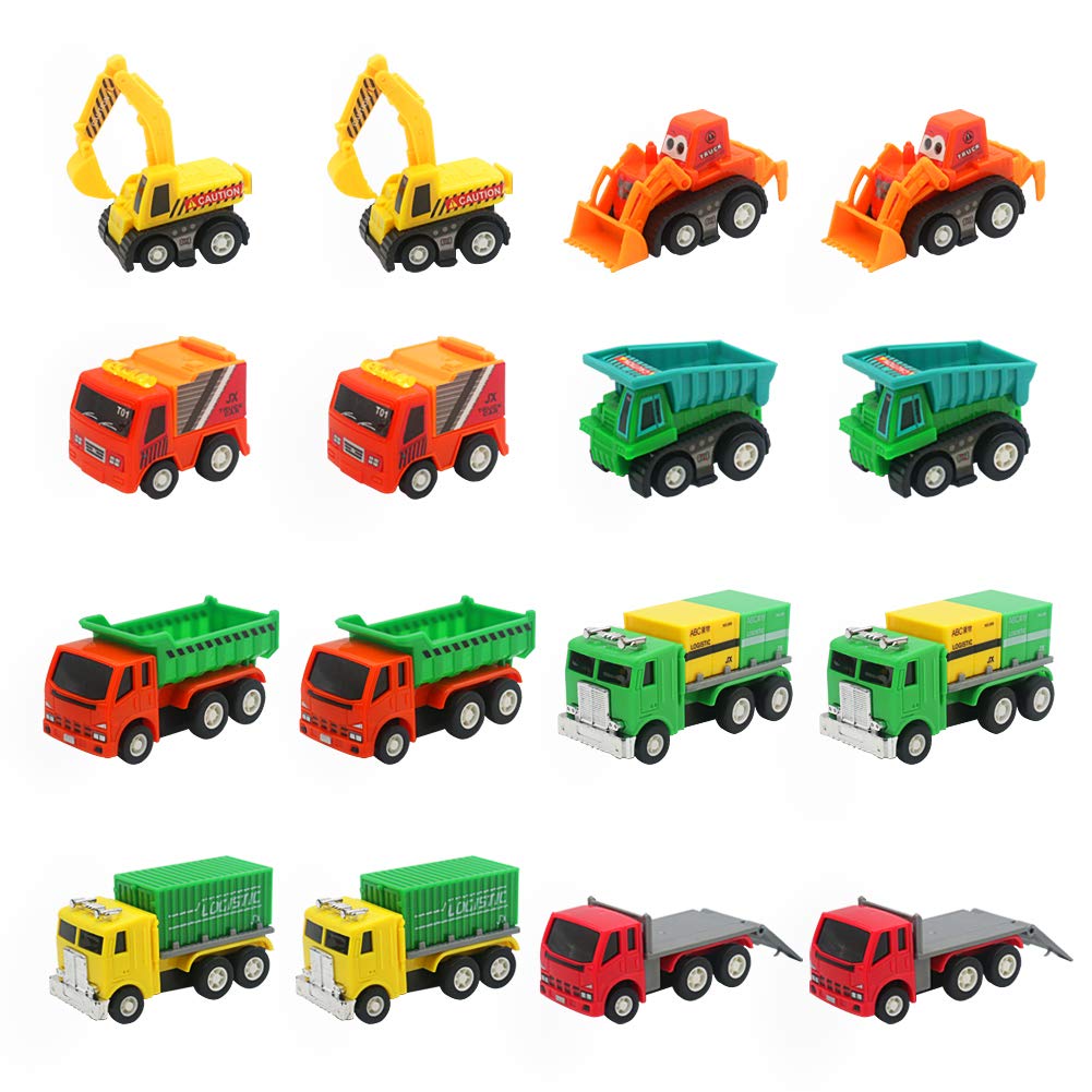 16 mini vehículos de juguete solo 1,9€