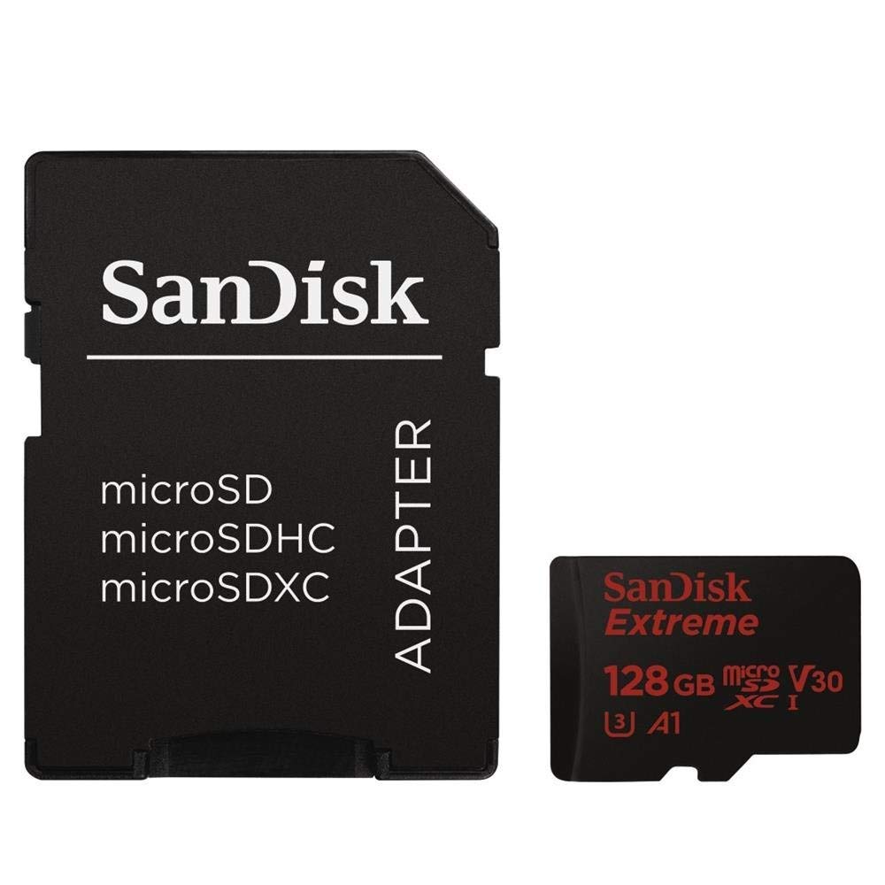 Micro SD SanDisk 128GB+ Adaptador