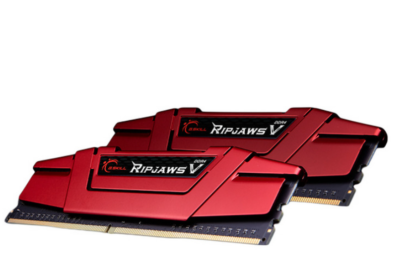 Pack 16GB DDR4 (2x8GB) G.Skill Ripjaws V Red 2400Mhz solo 90€
