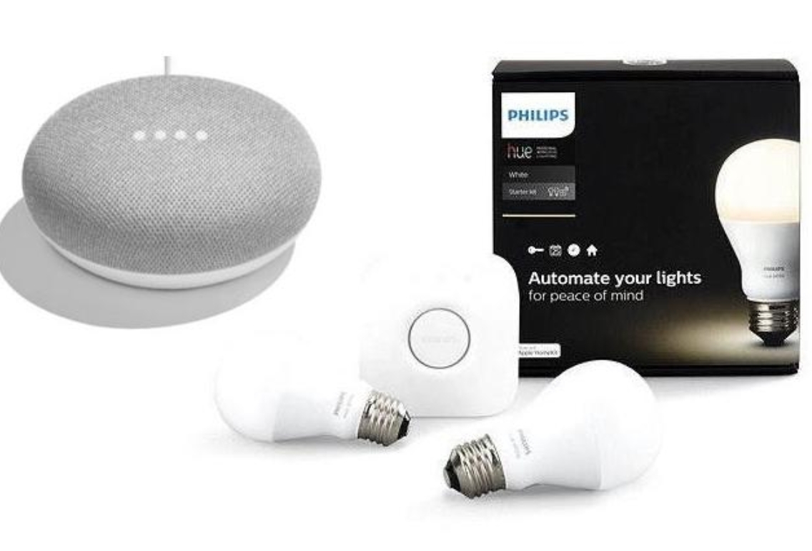 Philips Hue + Google Home Mini de regalo