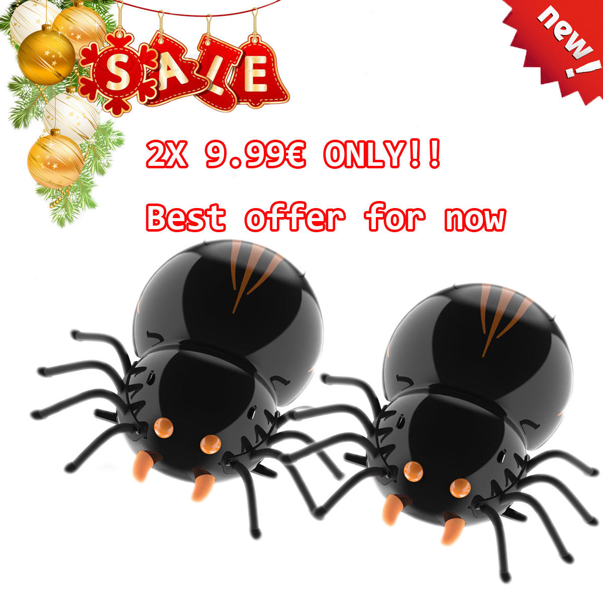 2 Spider con mando RC solo 9,9€