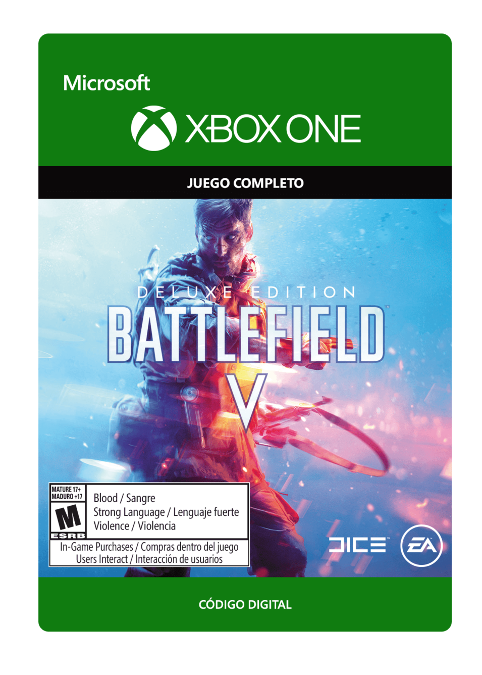 Battlefield V edición deluxe (Xbox One) en oferta a traves de Xbox Store Turquía