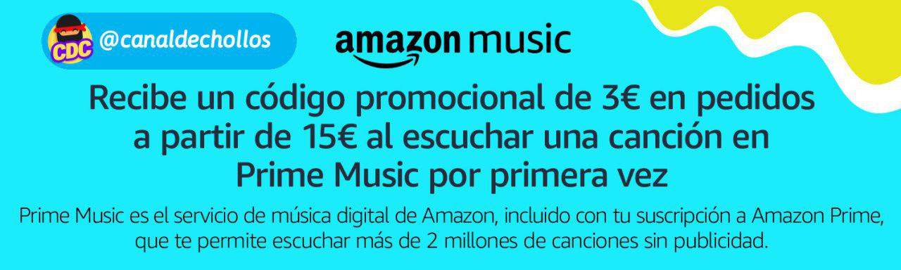 3€ GRATIS al usar Amazon Music