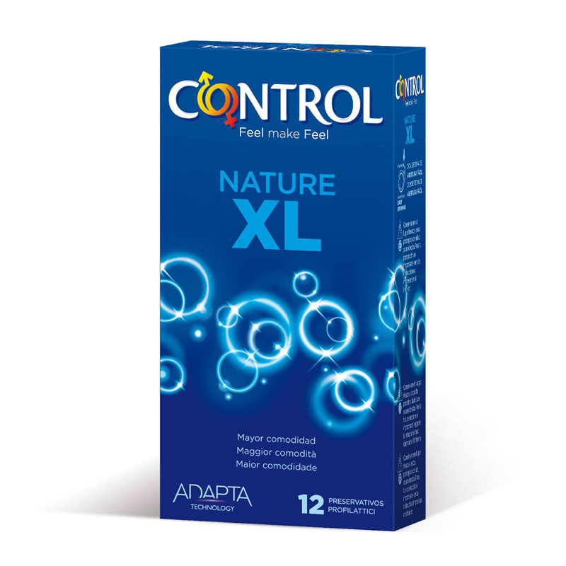 Pack 12 Preservativos Control Nature XL solo 4,49€