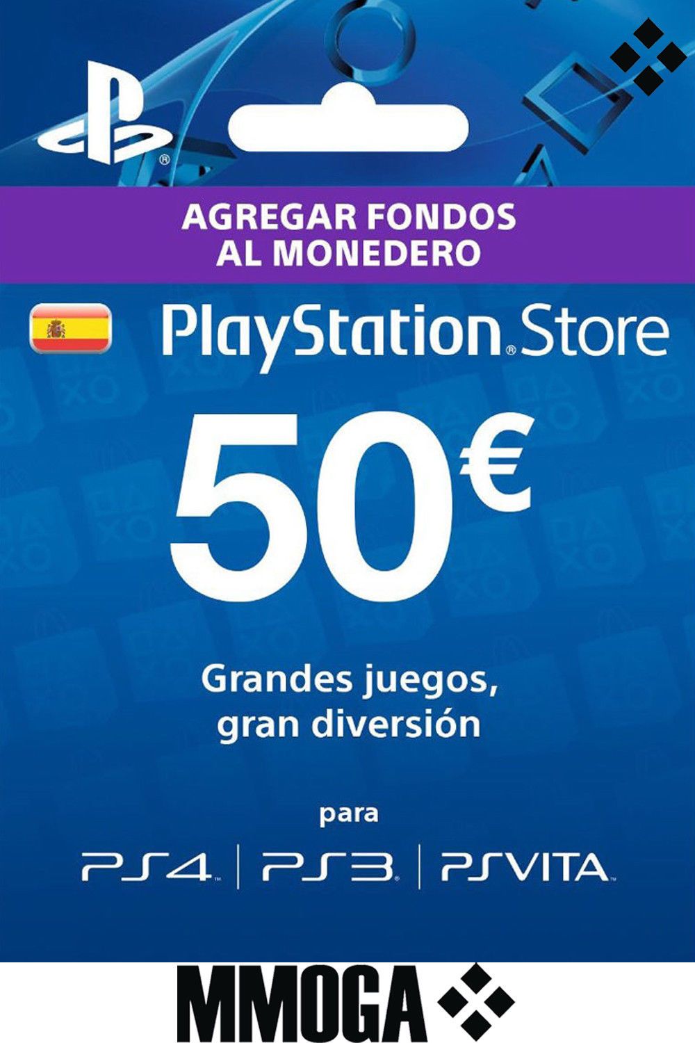 50€ Tarjeta Prepago PlayStation Network solo 39,9€