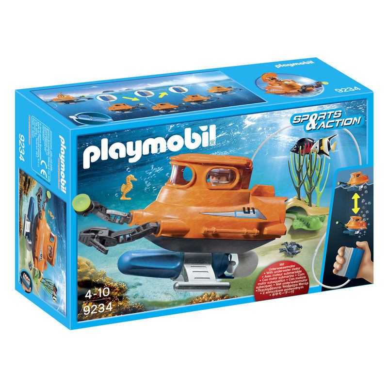Submarino de juguete con motor marca Playmobil solo 14,6€