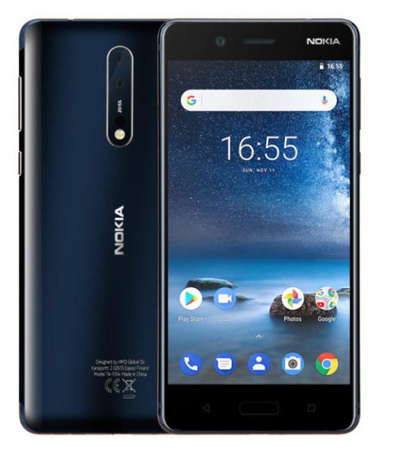 Nokia 8 Global 6GB/128GB solo 241€