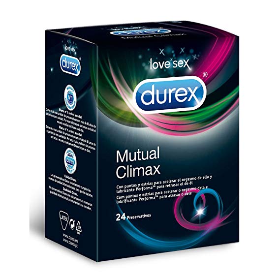 Durex Preservativos Climax Mutuo 24 unidades solo 6,2€