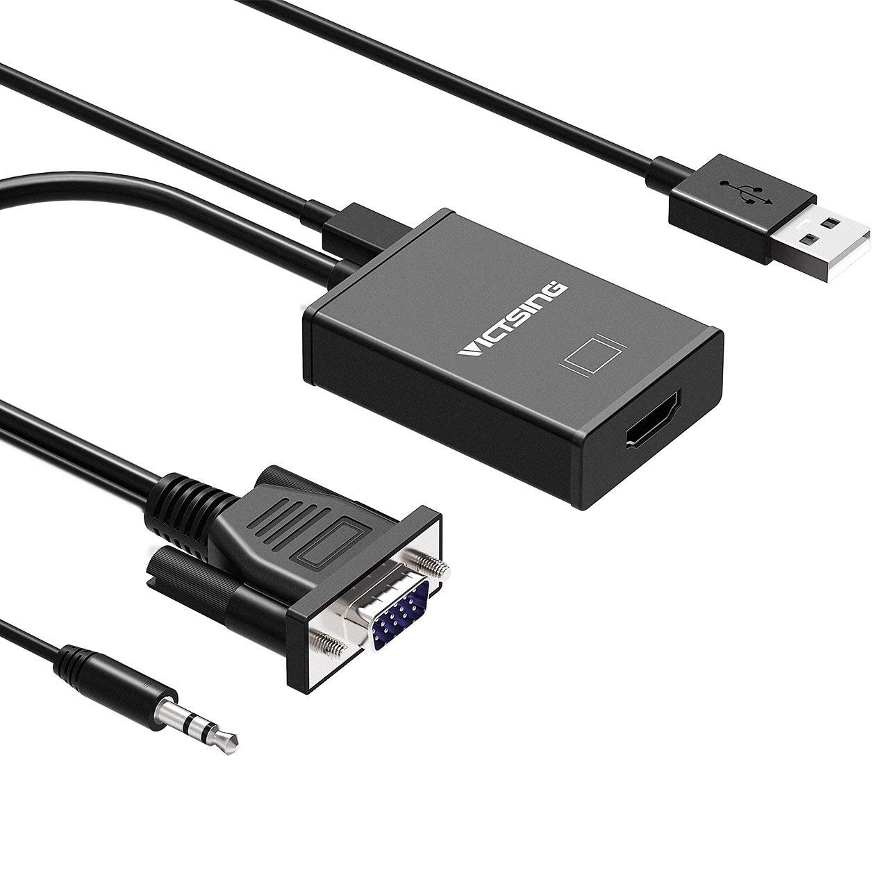 Conversor VGA a HDMI con audio solo 4,9€