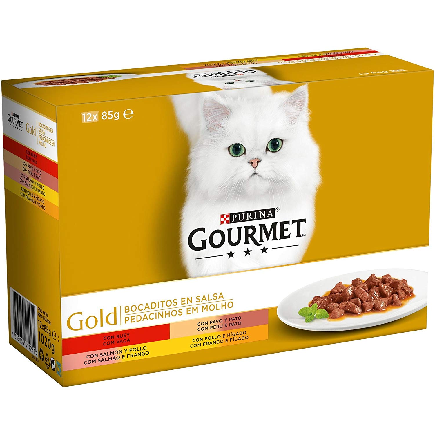 8 latas de Purina Gourmet Gold para gatos solo 35,2€