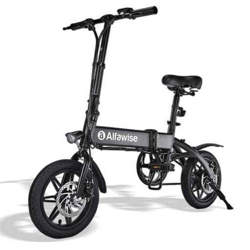 Bicicleta eléctrica plegable Alfawise X1 solo 364€