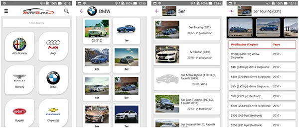 especificaciones técnicas de automóviles