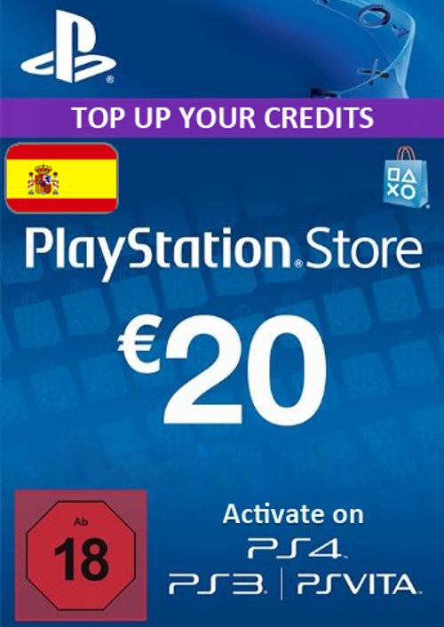 20€ de saldo para PS4 solo 17,7€