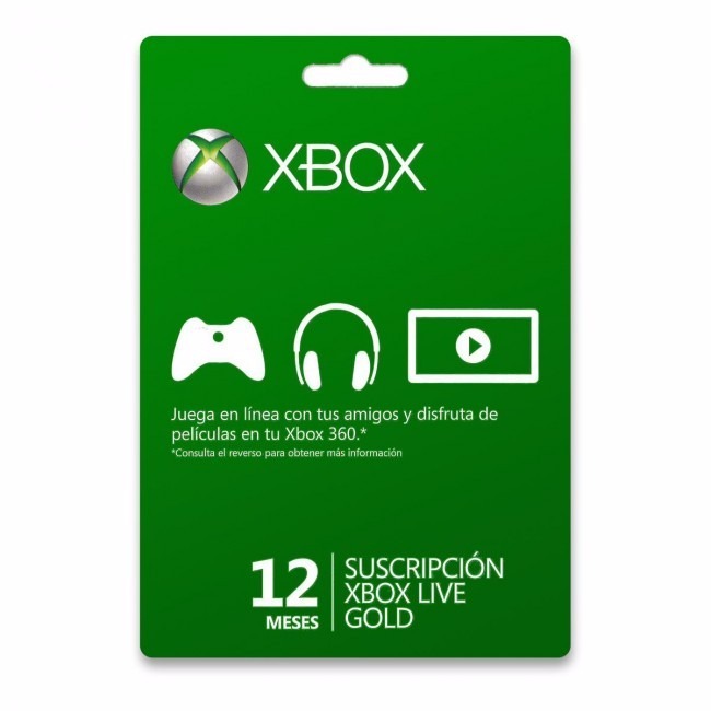 1 año de Xbox Live Gold solo 30€