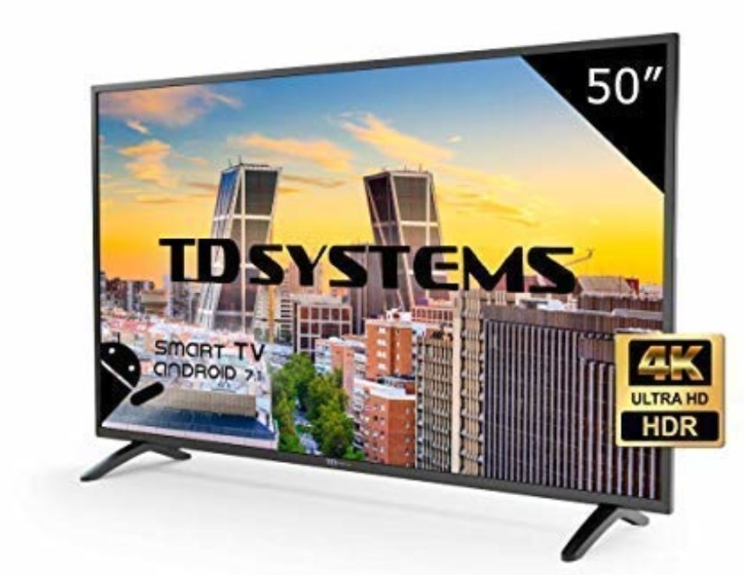 Televisión TD Systems4k 50 pulgadas solo 339€