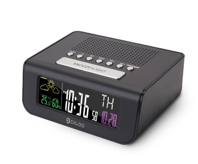 Reloj Despertador Digoo DG-FR100 solo 12€