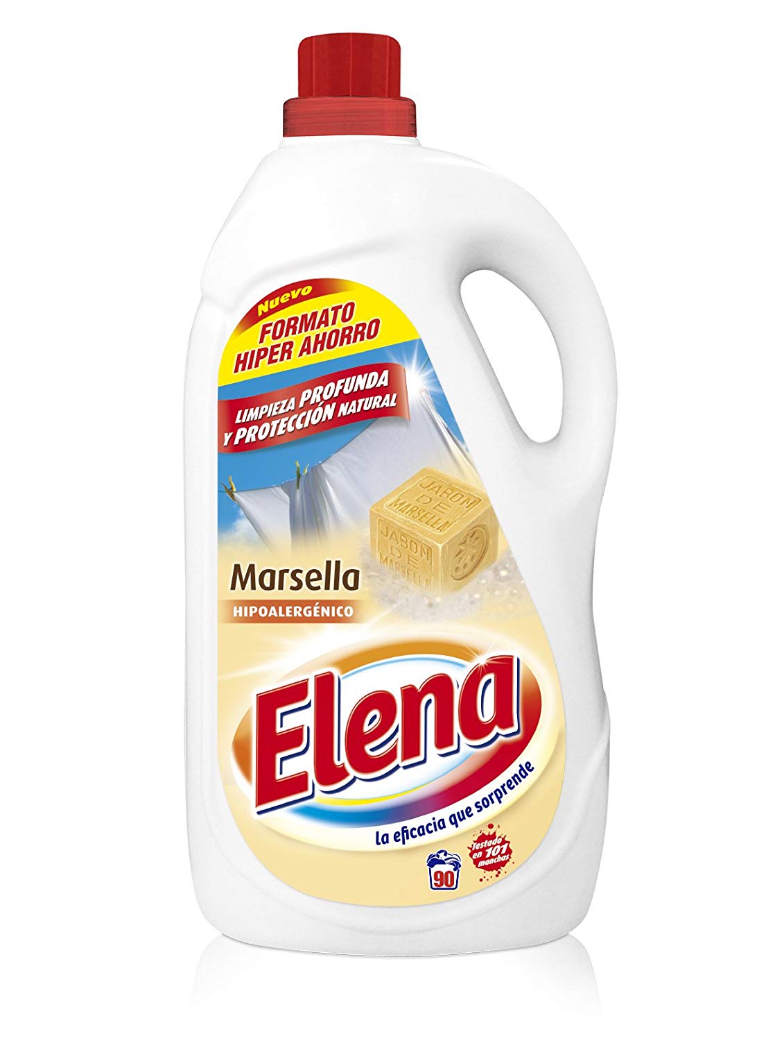 Detergente para ropa Elena 90 dosis solo 9,3€
