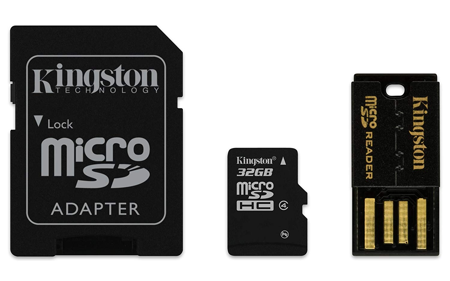 Kingston microSD 32GB + adaptador SD + lector USB solo 5,5€