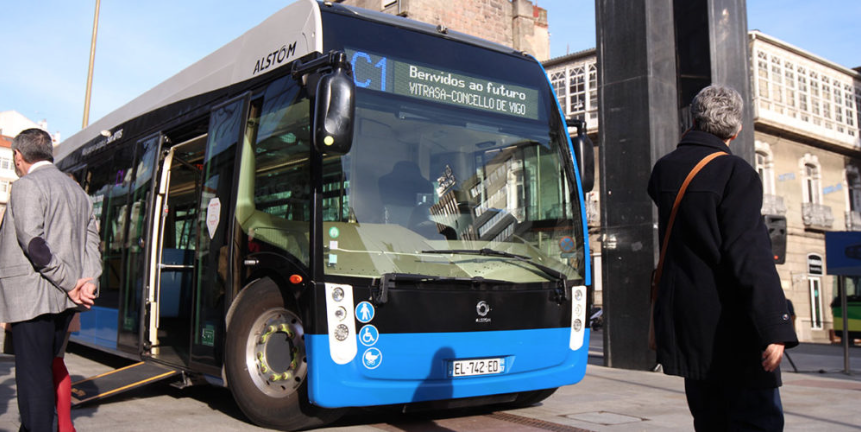 Viaja gratis en el nuevo autobús eléctrico de Vigo