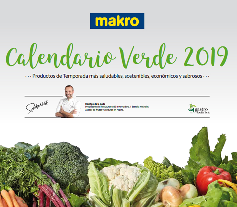 Calendario gratuito con recetas y verduras de temporada