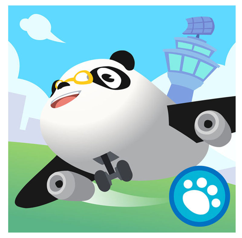 Juego de aventura para niños Dr. Panda Aeropuerto