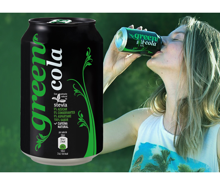 Lata Green Cola GRATIS en Madrid