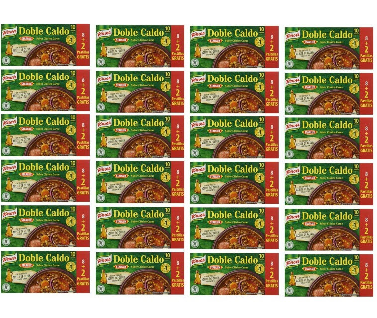 240 pastillas para caldo Knorr solo 10,7€