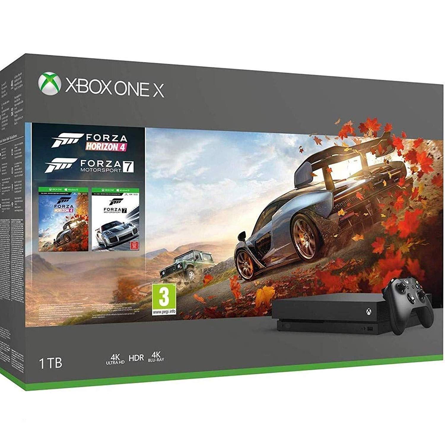 Xbox One X 1TB Forza Horizon 4 Y Forza Motorsport 7