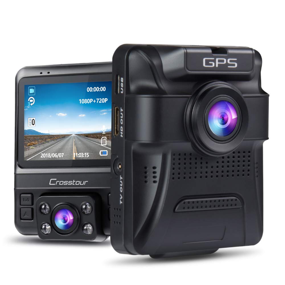 Dash Cam FHD Dual Lens GPS