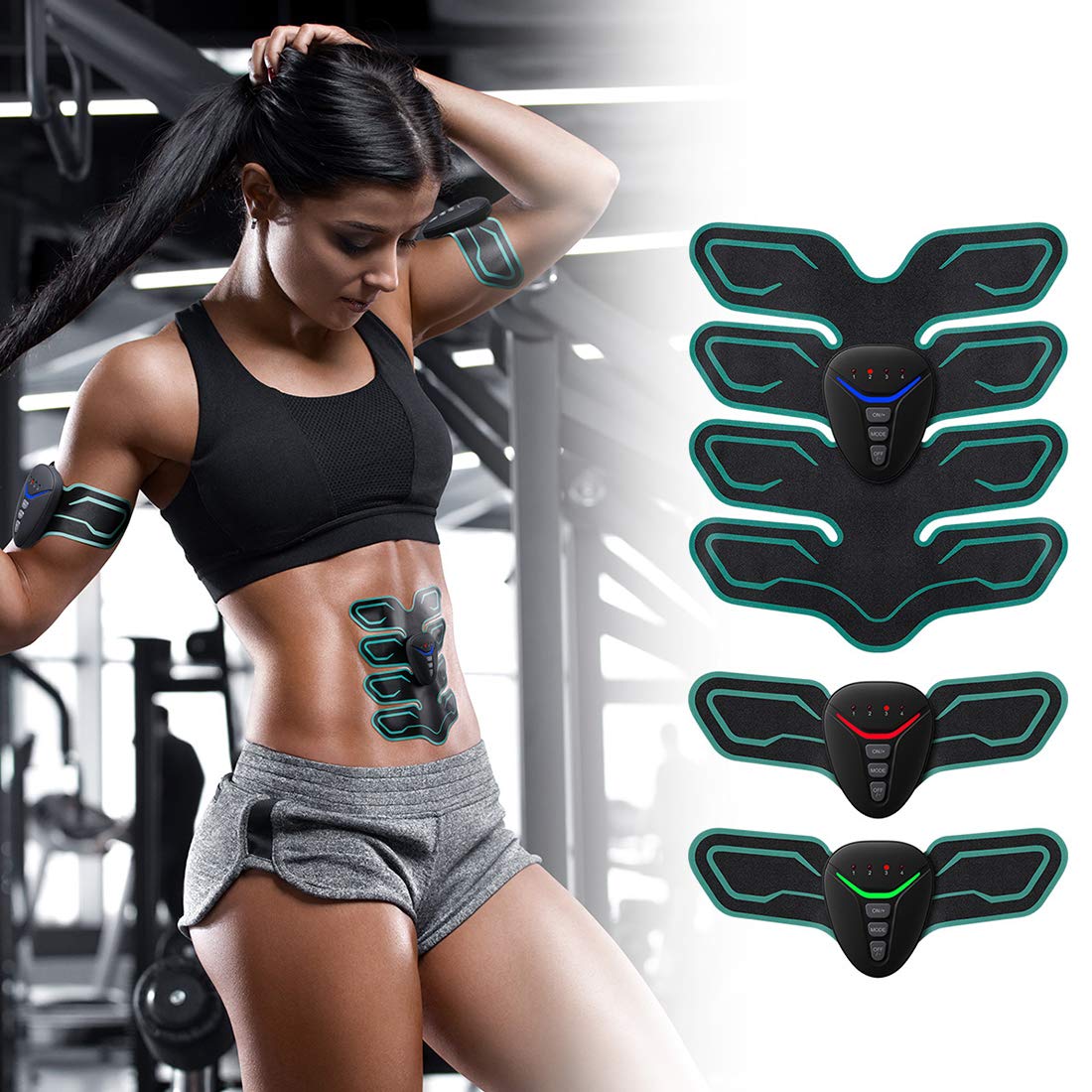 Electroestimulador muscular 3 piezas solo  5,9