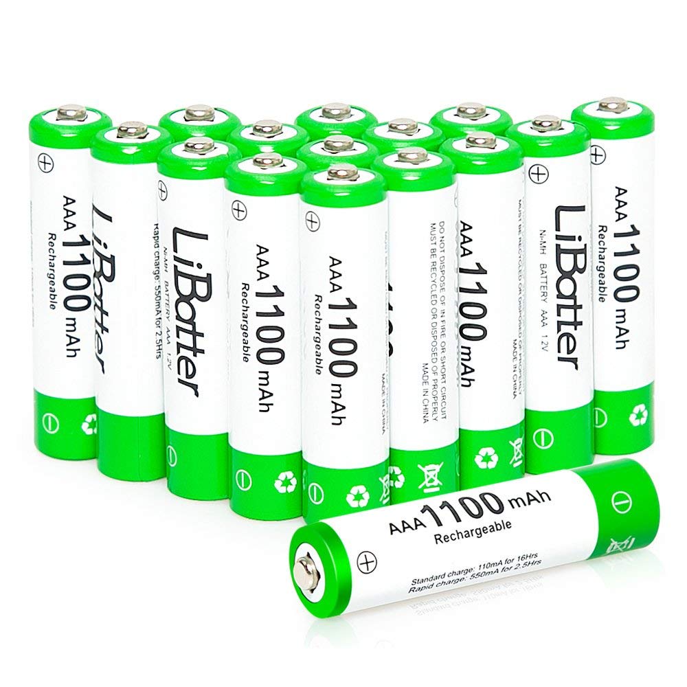 Pack de 16 baterías recargables solo 9,9€