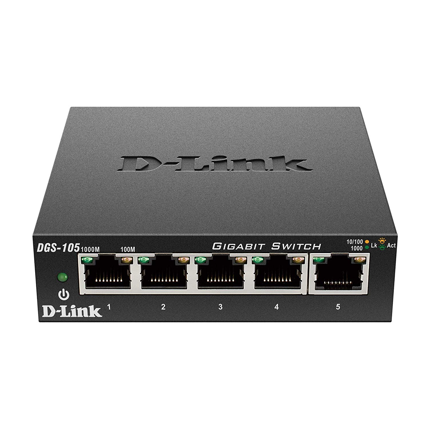 Switch D-Link DGS-105 de 5 Puertos