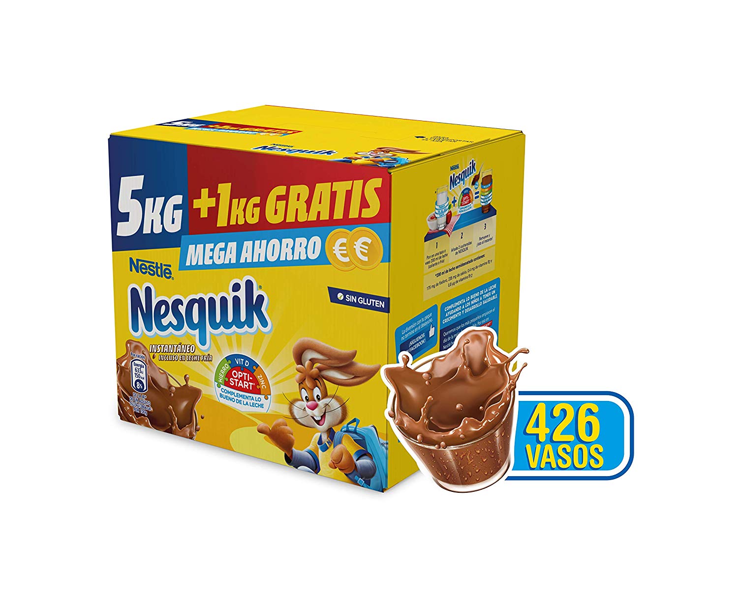 Estuche de 6KG Nestlé Nesquik Cacao Soluble