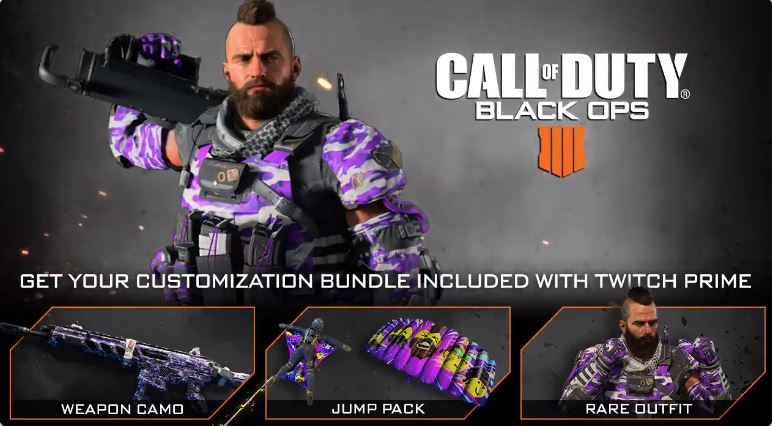 Pack de personalización GRATIS de Call of Duty: BO4