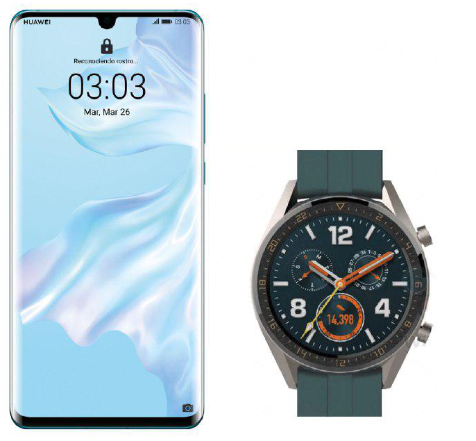 Huawei P30 Pro + Watch GT Active solo 799€