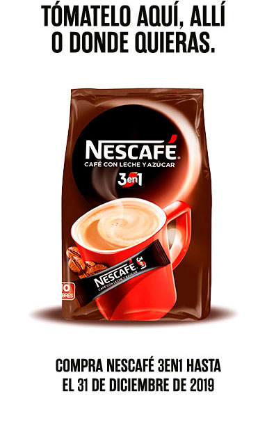 Consigue GRATIS Nescafé 3en1